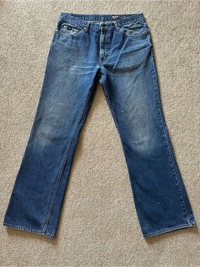 Vtg GAS Woodstock Thrashed Mens Jeans Italian Denim Y2K Grunge Boho 90’s